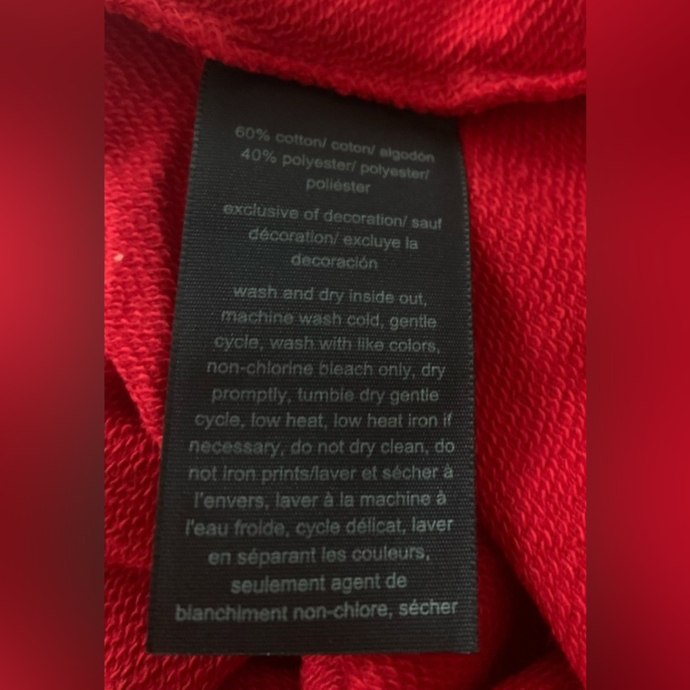 Cropped Color Block Zip Front Hoodie Sweater Sweatshirt - Picture 6 of 6